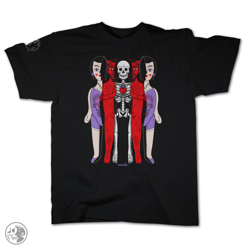 Playera para caballero "Corazon cartonero"