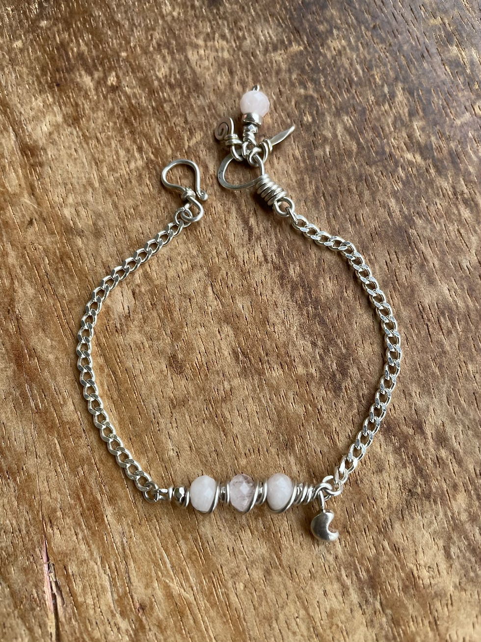 Bracelets Chaîne Gourmette argent 925 & Pierres fines