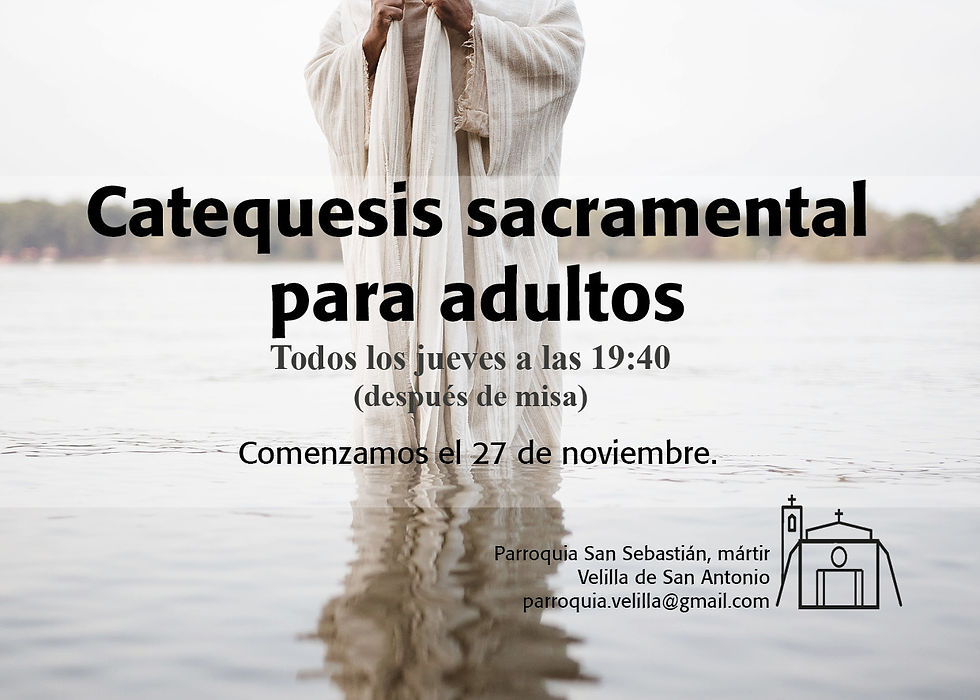 Catequesis adultos 2025