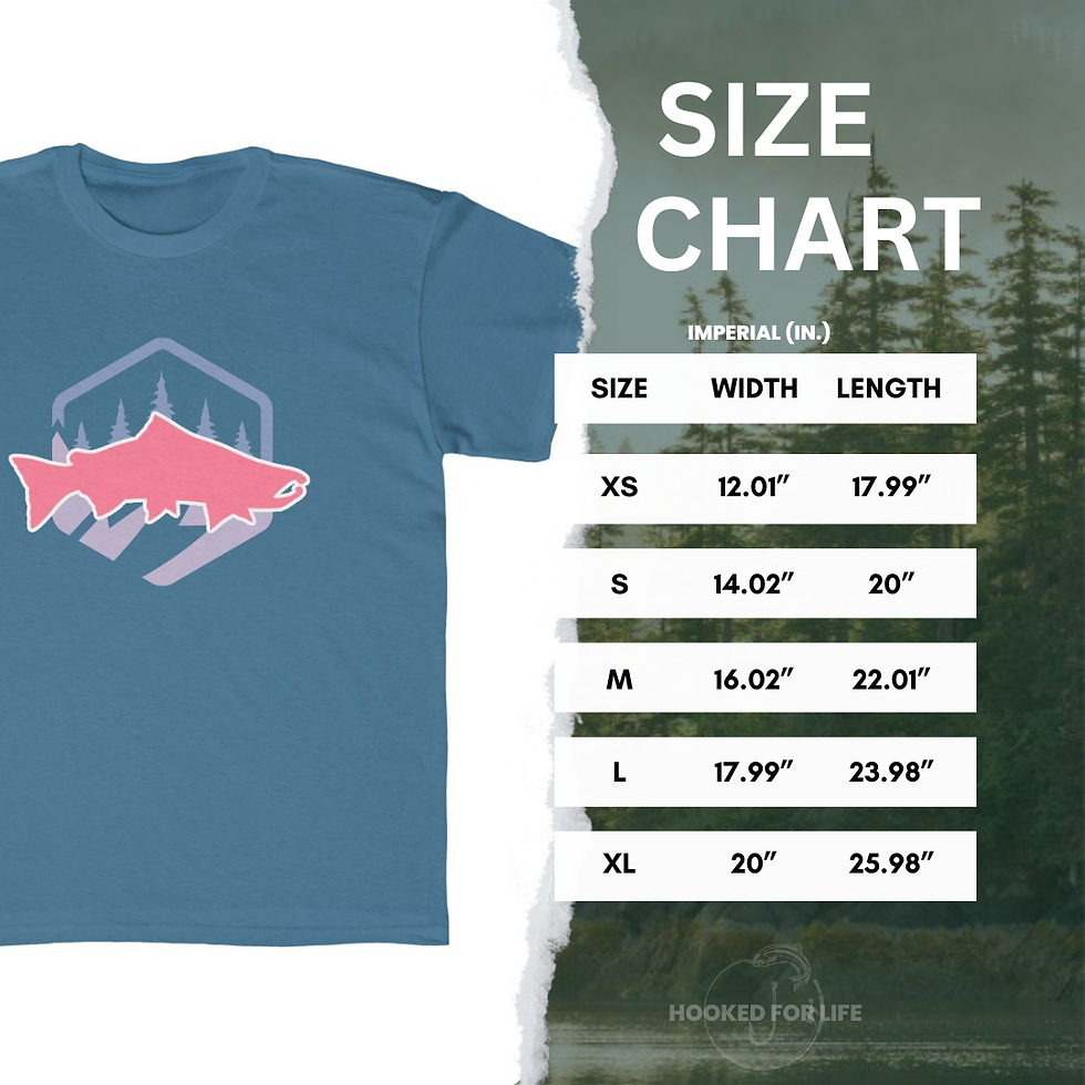 Thumbnail: Youth Salmon Forest, Regular Fit Tee