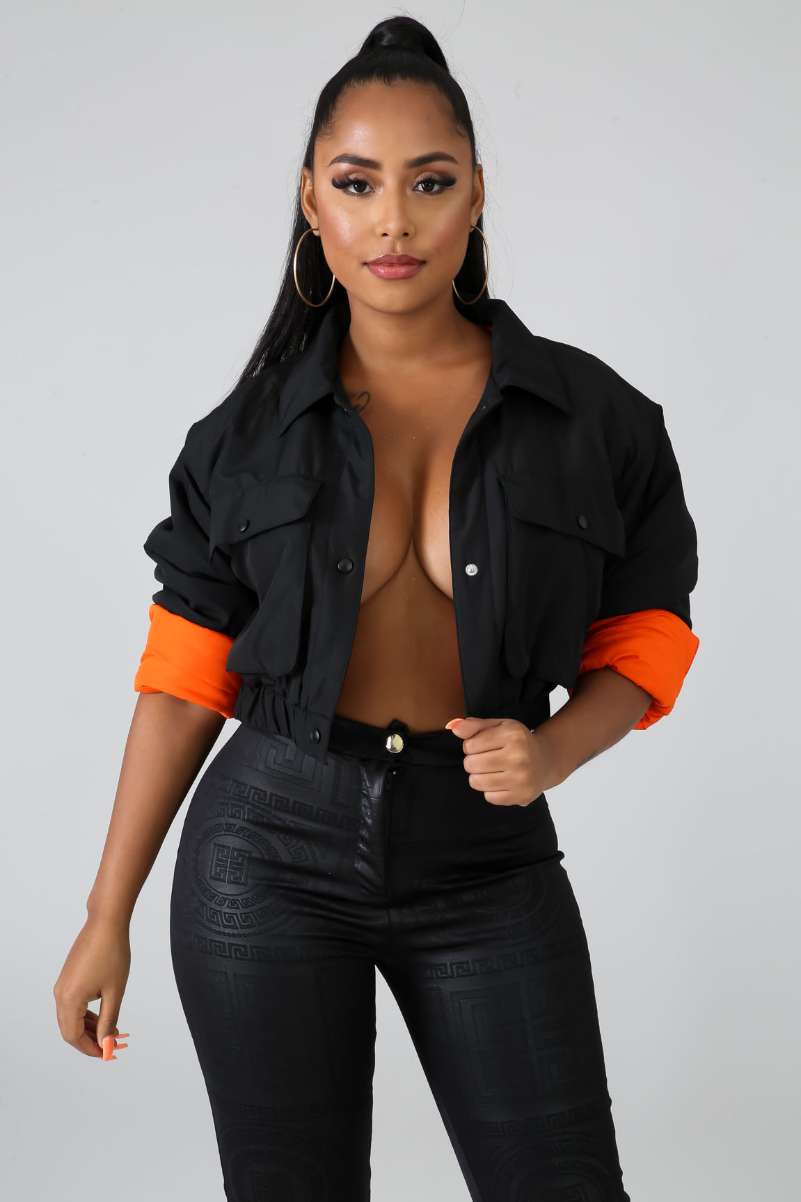 Bomber Crop Jacket