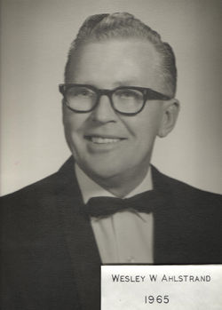 1965 Wesley W. Ahlstrand
