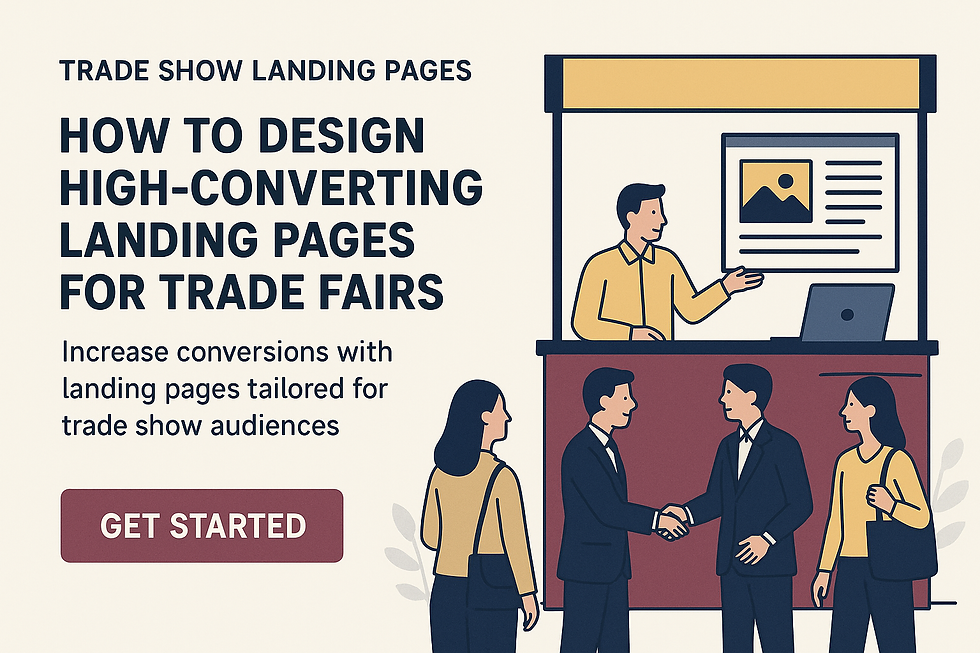 trade show landing pages