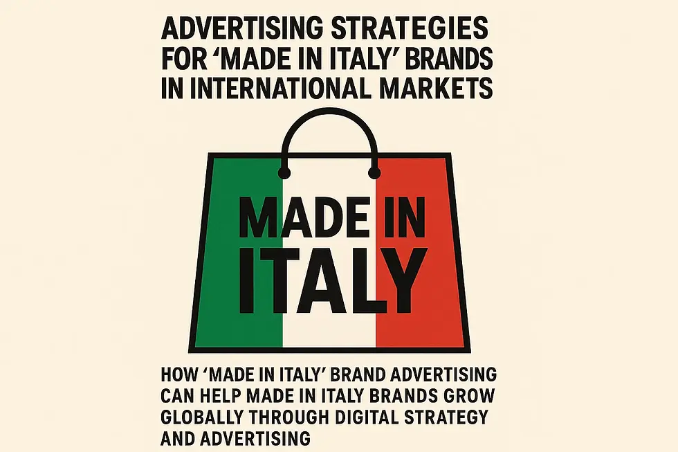 made in italy brand advertising