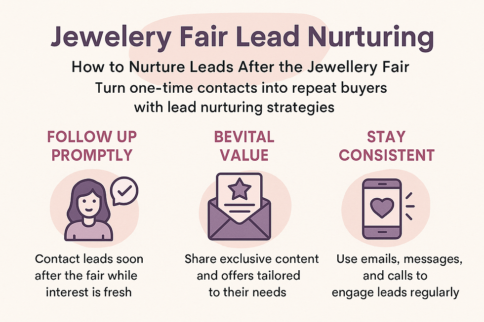 jewellery fair lead nurturing
