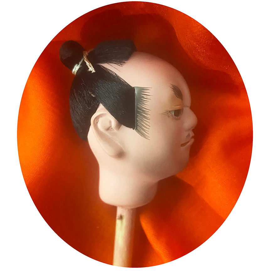 Thumbnail: Male Attendant Doll Head  男-8