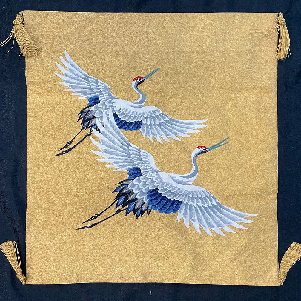 HonTsudure Fukusa Cranes 福砂-本綴-09
