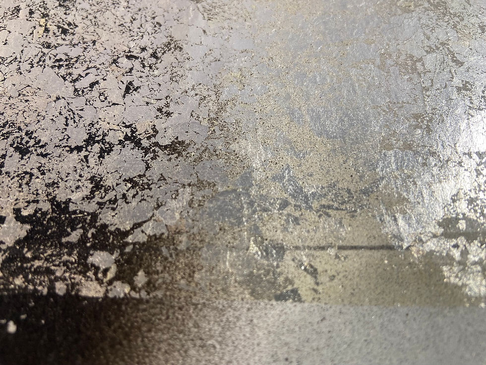 Thumbnail: G-014 Full Sheet - silver on peach