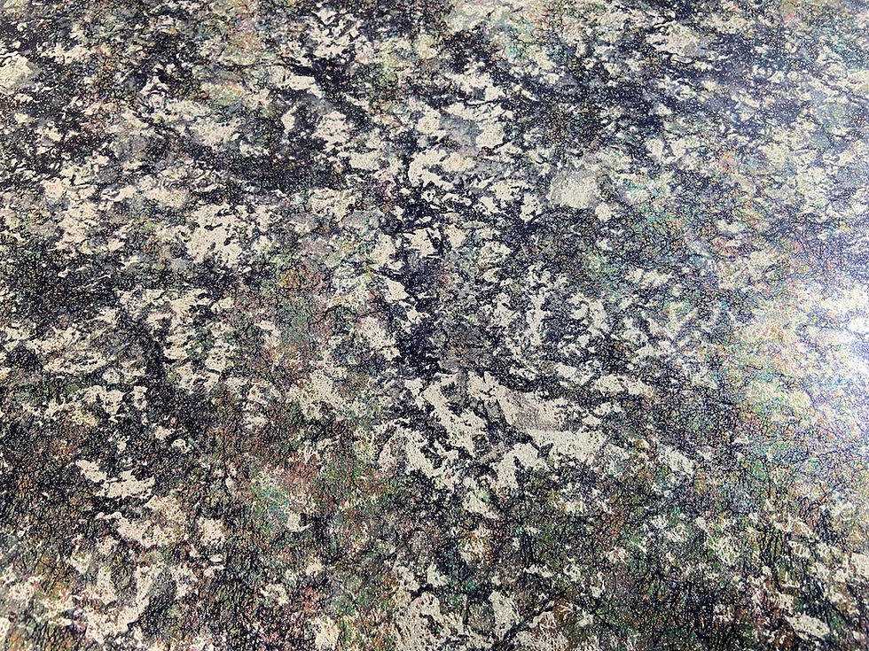 Thumbnail: G-009 Full Sheet - blue-grey crackling on silver
