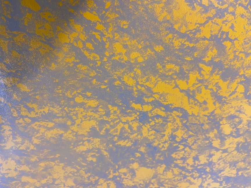 Thumbnail: G-039 Full Sheet - deep grey tree roots on tangerine lacquer