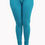 Thumbnail: Ethnic Girls Free Size Jade Blue Churidaar Legging