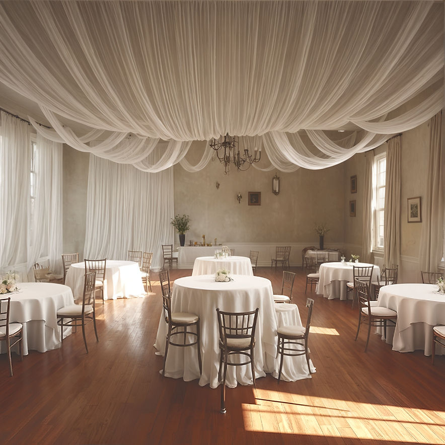 elegant white venue  with 6 tables &  wood floors.jpg