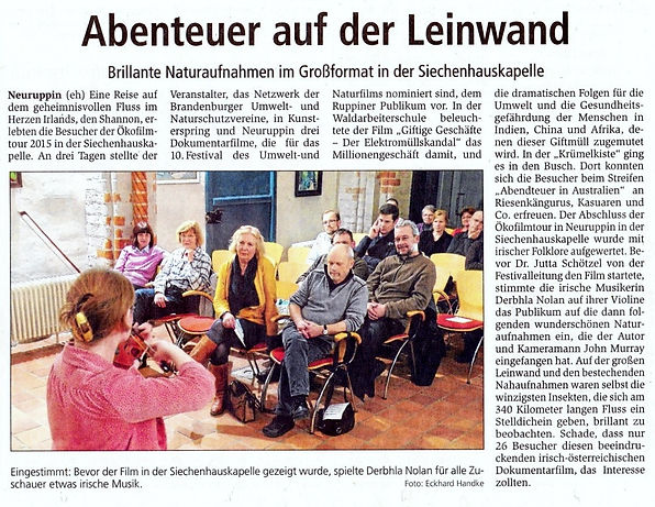 Dearbhla Nolan, Irish Music, Fiddle, Neuruppin