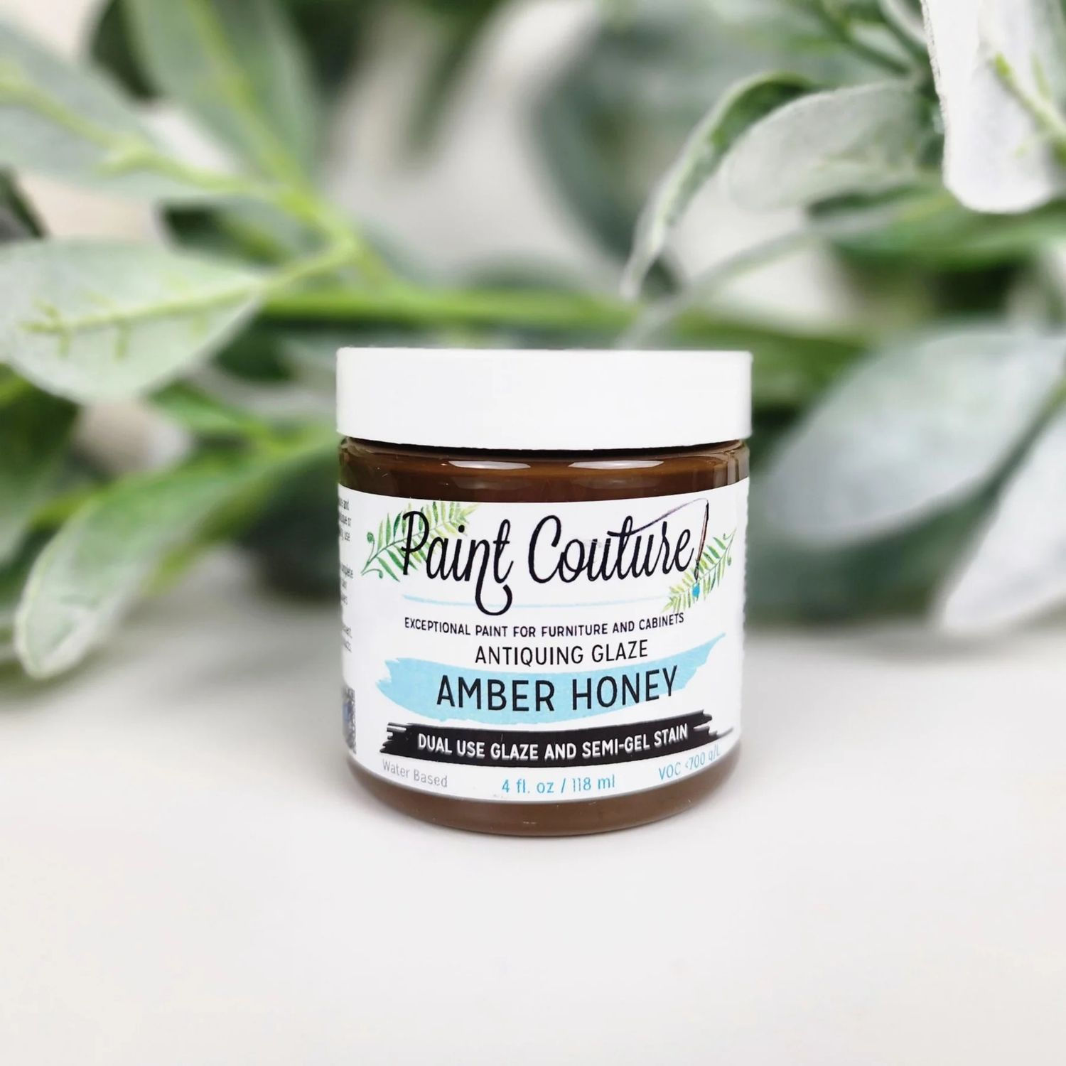 Amber Honey Glaze by Paint Couture on display.