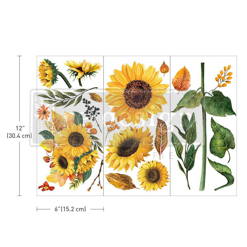 Sunflower Afternoon Small Transfer