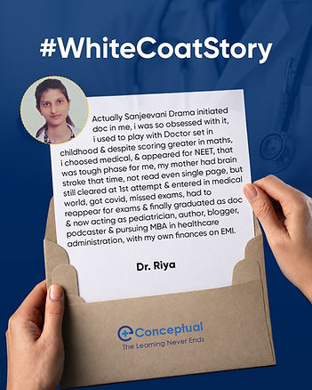 White Coat Story- Dr Riya