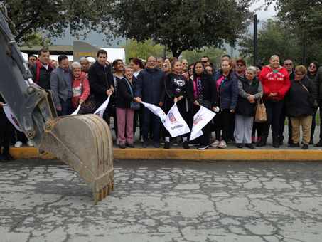 Anuncia Escobedo inversión histórica en obras e inicia rehabilitación de Raúl Salinas