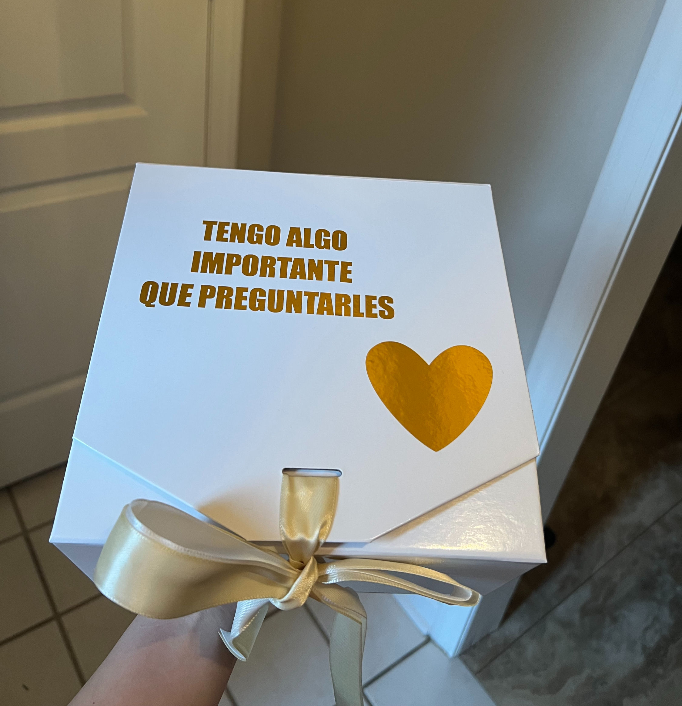 Personalized Baptism Padrino & Madrina Proposal Box