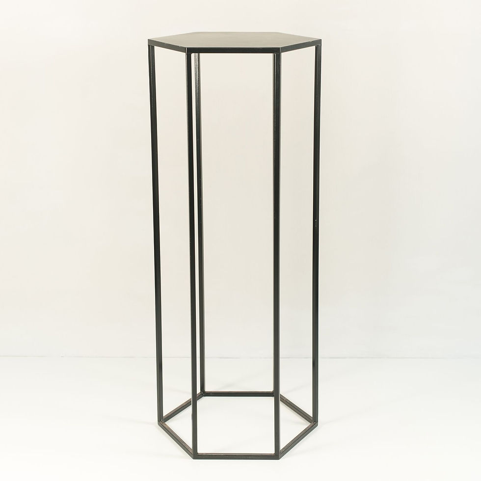Black Hex Stand | R210 ea.