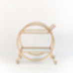 Round Gold Bar Cart | R380