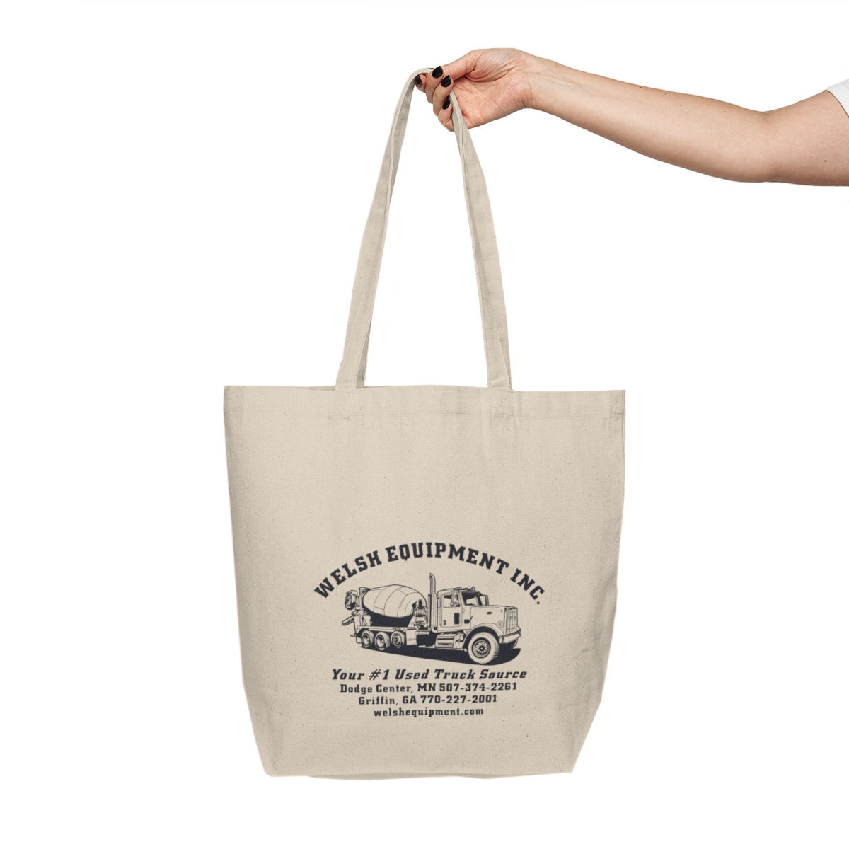Canvas Shopping Tote
