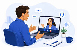 The first step to better English is to book a call with us. During that call, we will test your English and put you on the right path toward proficiency.