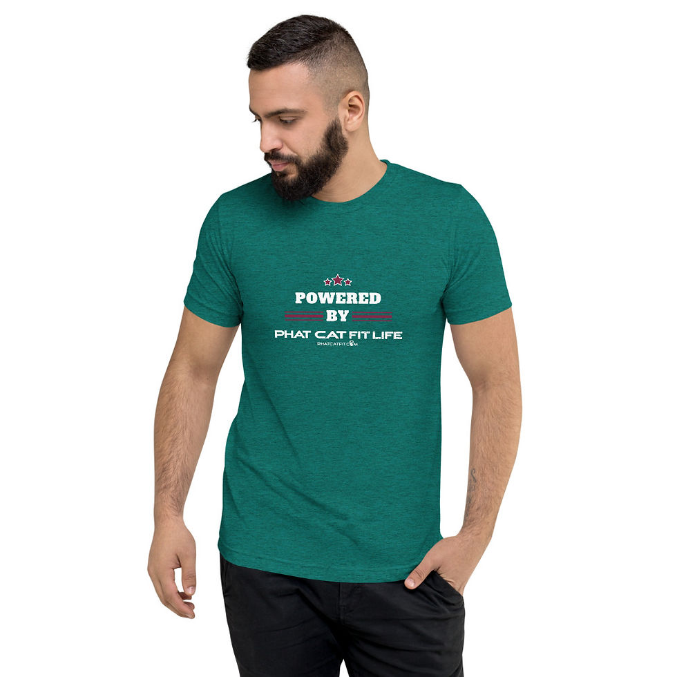 Thumbnail: Powered By PCFL Short Sleeve Tri-Blend T-Shirt