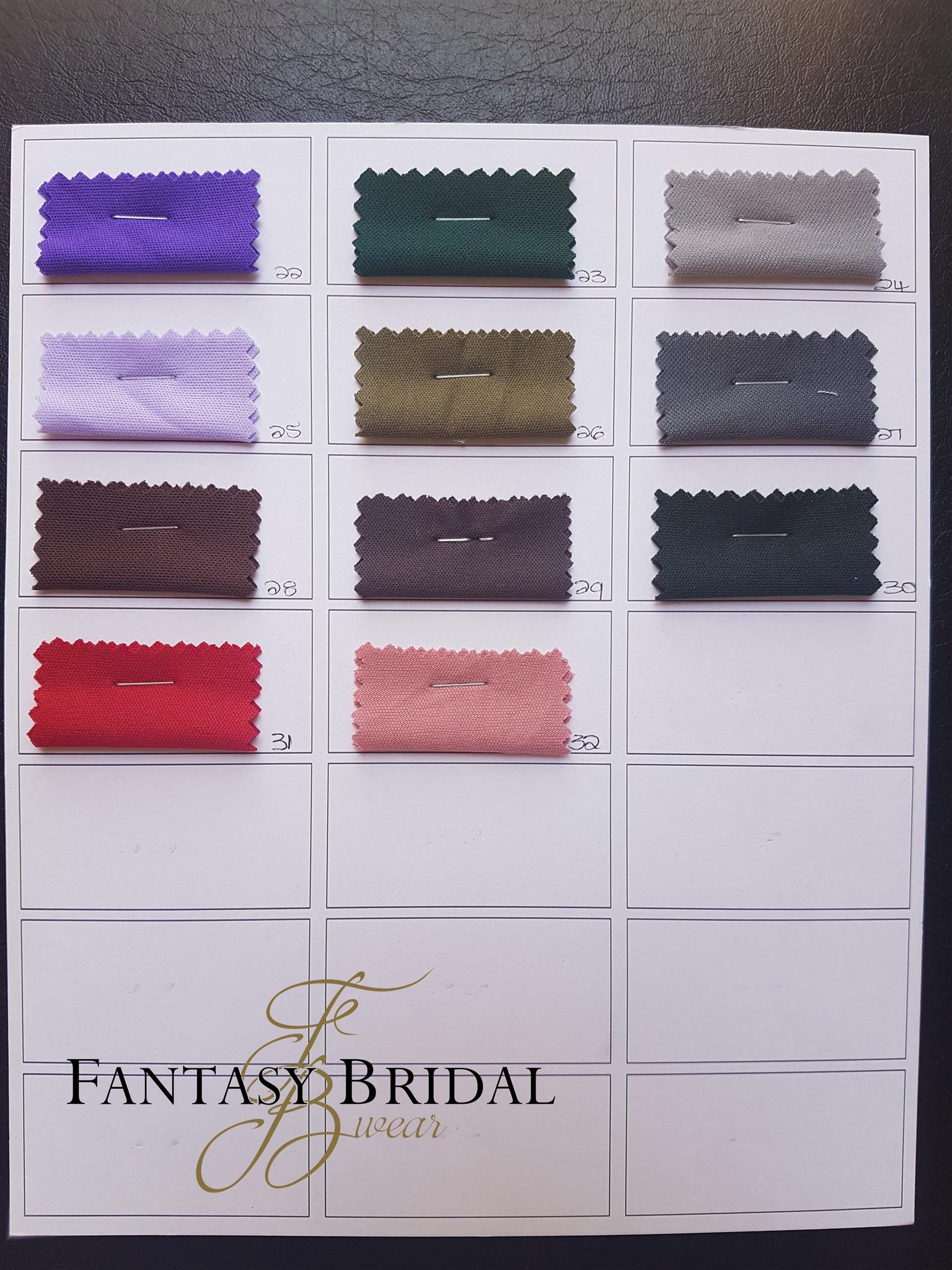 Colour chart