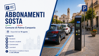 Abbonamenti sosta a pagamento – Comune di Palma Campania