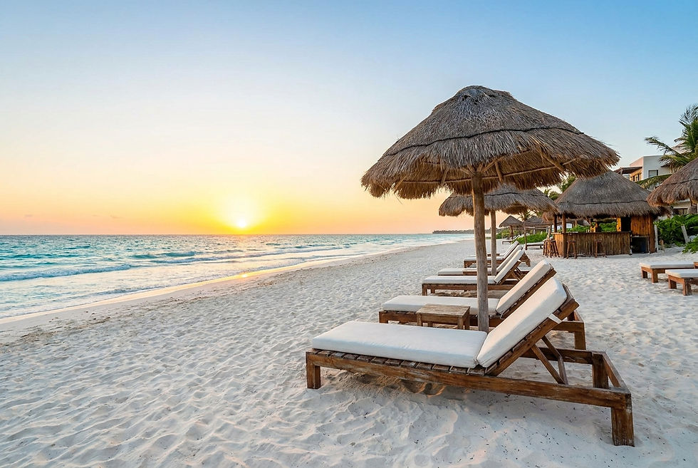 Turismo vacacional Ruinas de Tulum Riviera Maya