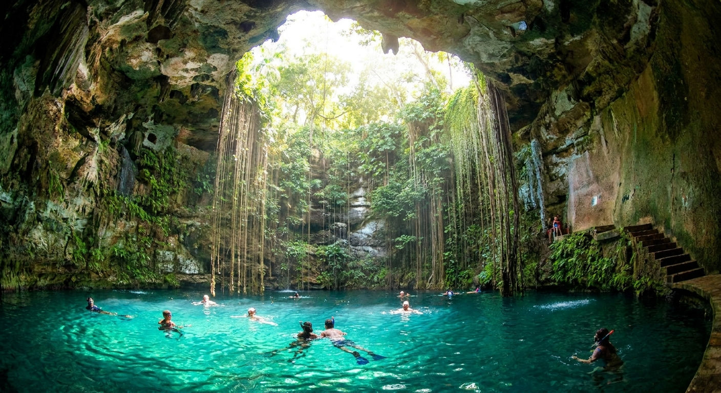 Visita a los cenotes