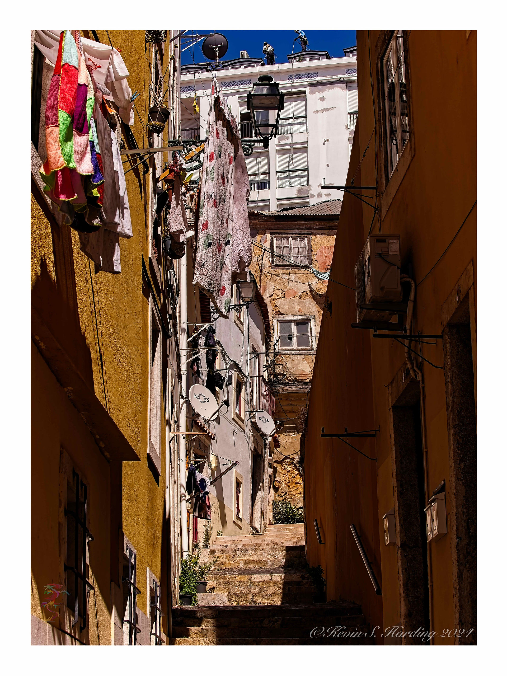 Back streets, Lisbon, Portugal
