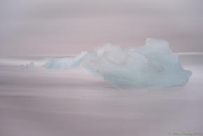 Jokulsarlon Beach - Iceland ICM #2. Intentional Camera Movement of an Iceberg at dawn on Jokulsarlon Beach.