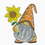 Thumbnail: Gnome Holding Sunflower Dish or Hand Towel