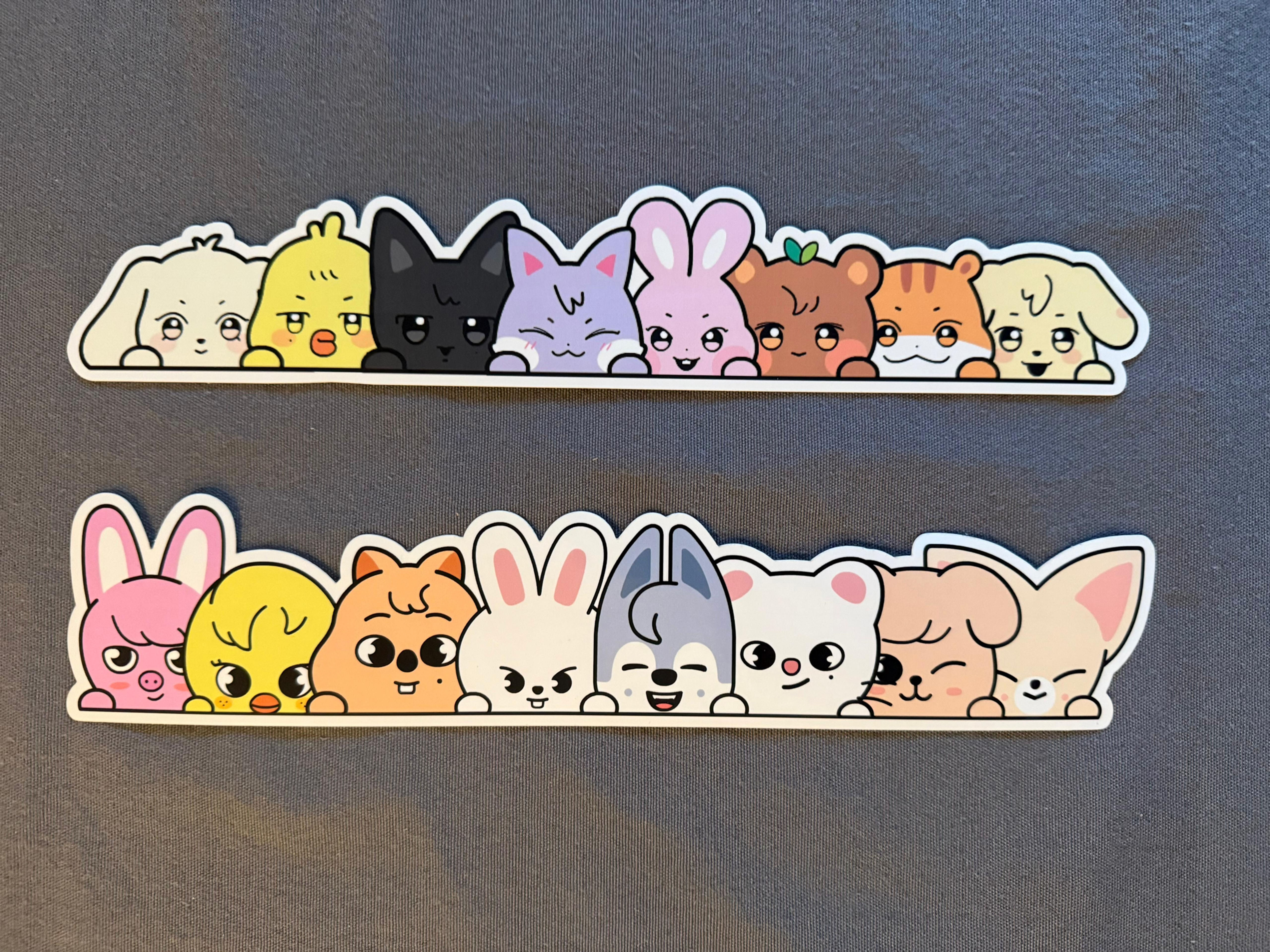 Aniteez and Skzoo OT8 stickers