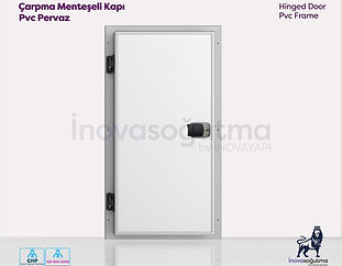 Cold room hinged door pvc frame