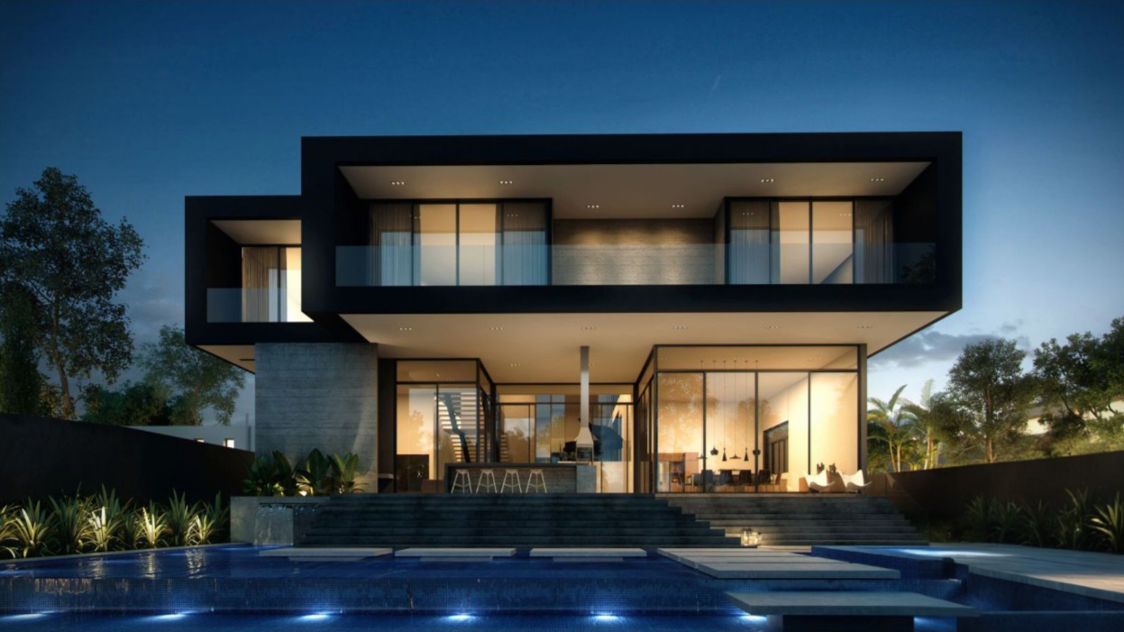 Residência contemporânea projetada pela CF Arquitetura