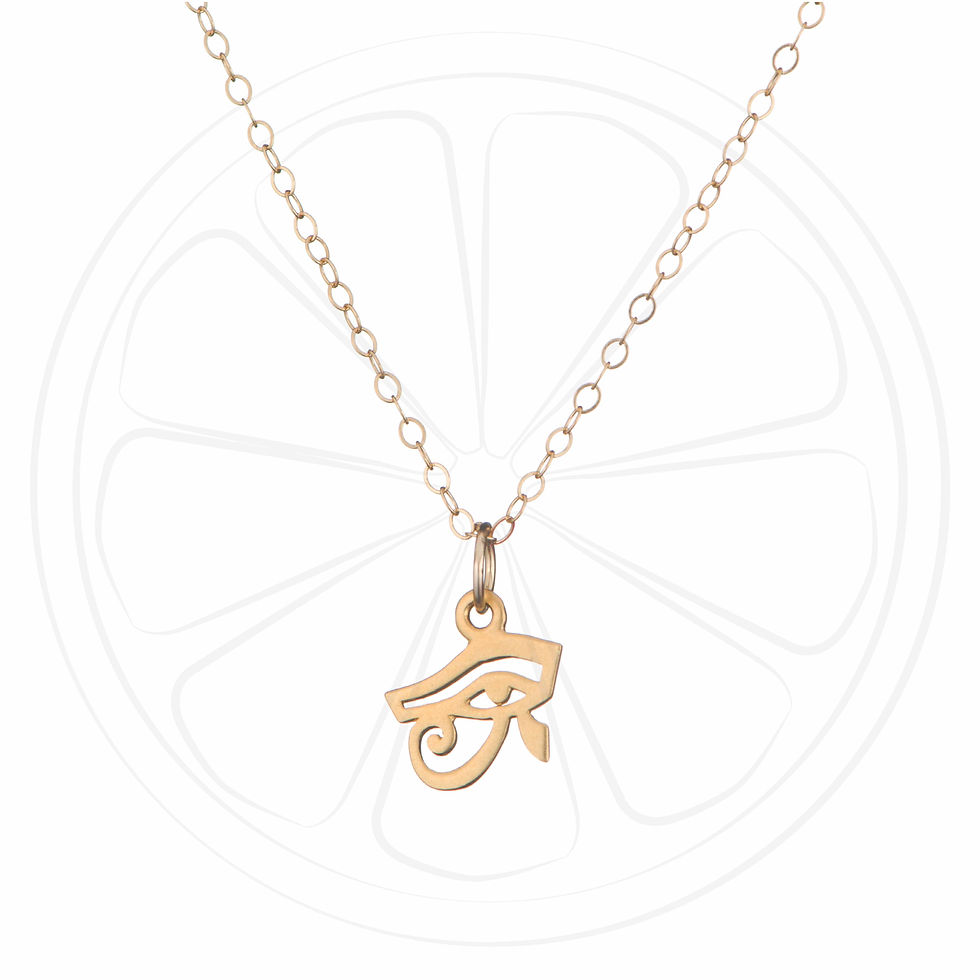 Egyptian necklace, eye of horus, evil eye necklace, egyptian eye pendant necklace