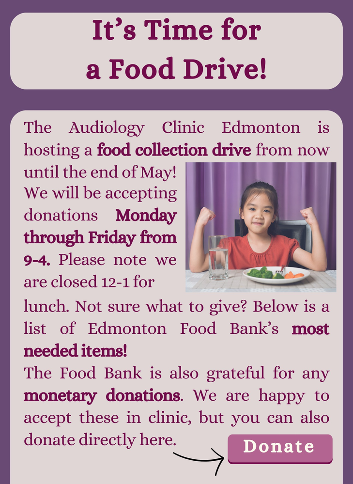It's Time for a Food Drive!