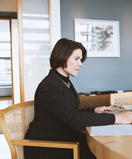 Woman Working at Home