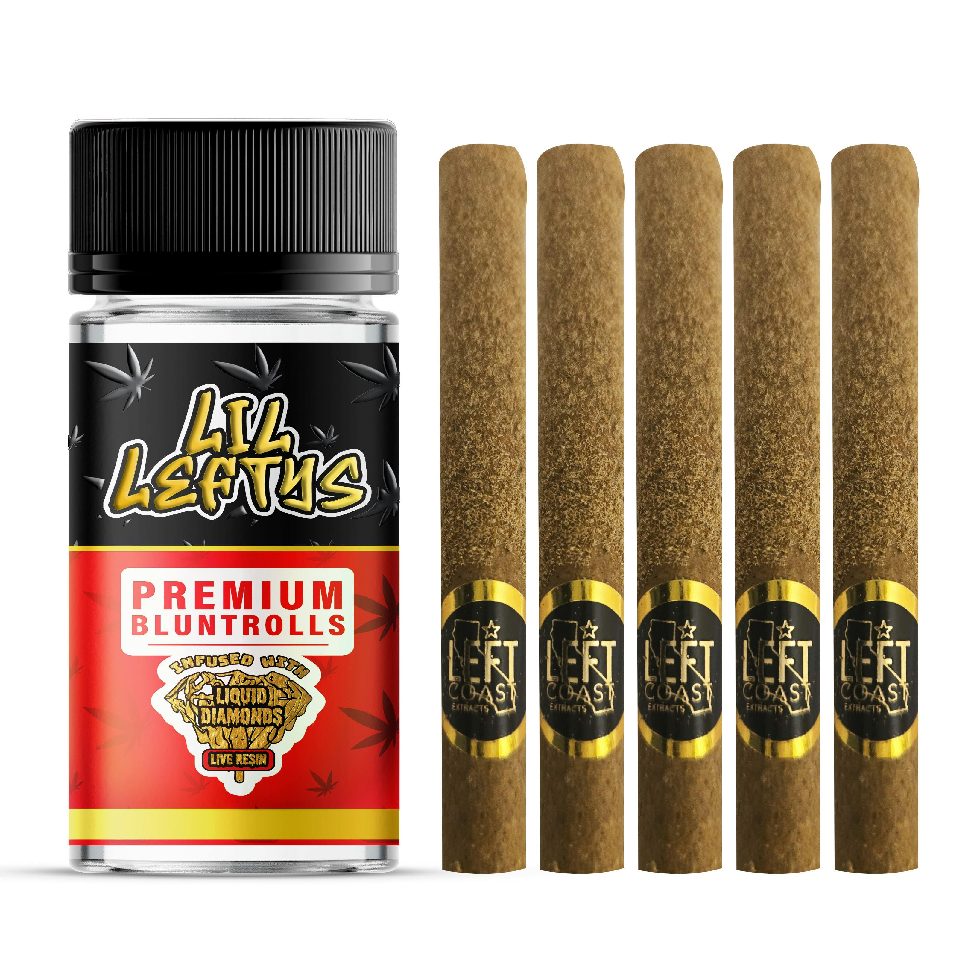 Left Coast | Strawberry Banana | Lil Lefty's Mini Blunts | 5 Pk | 6.5G