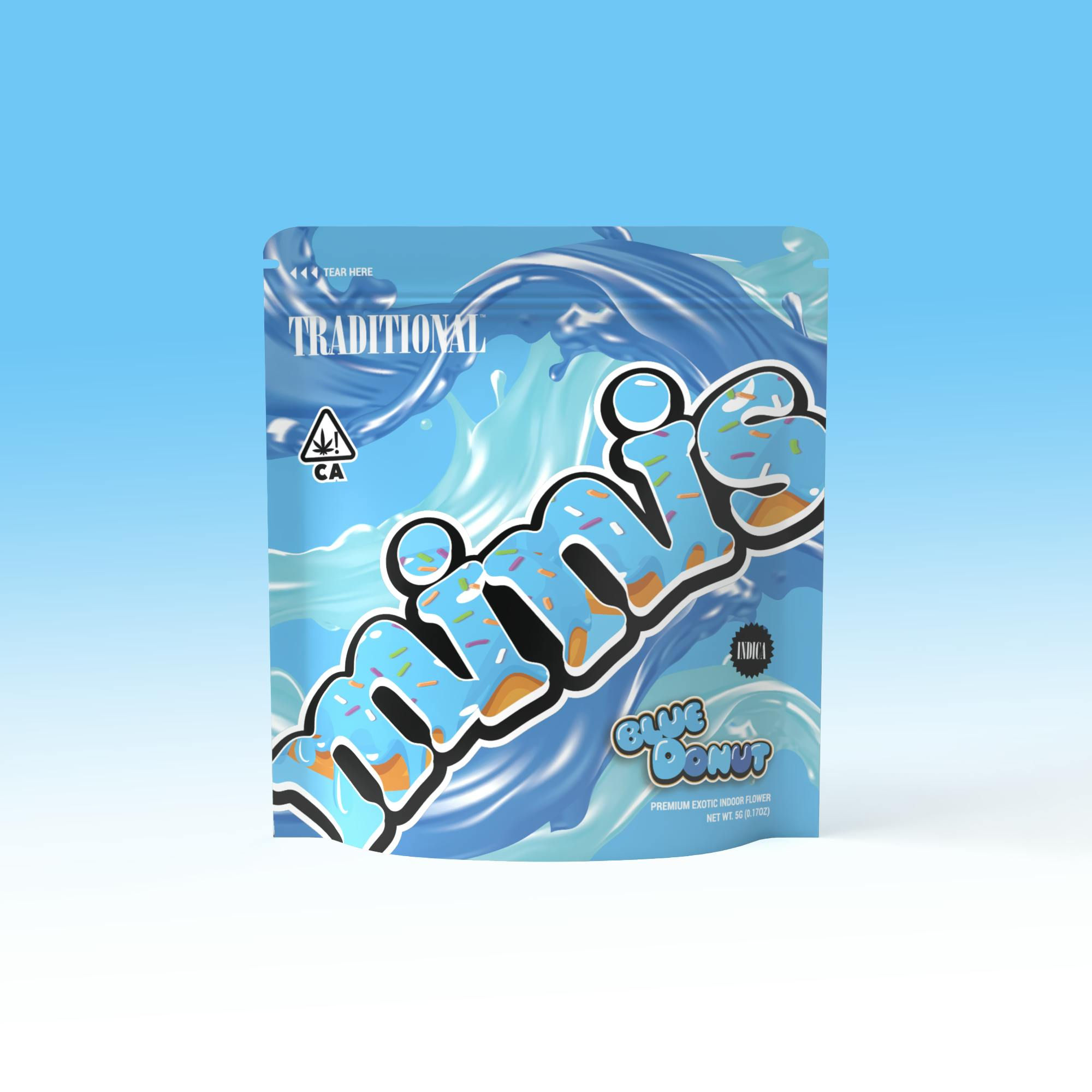 Traditional | Blue Donut | Minis Premium Indoor Flower | 5G