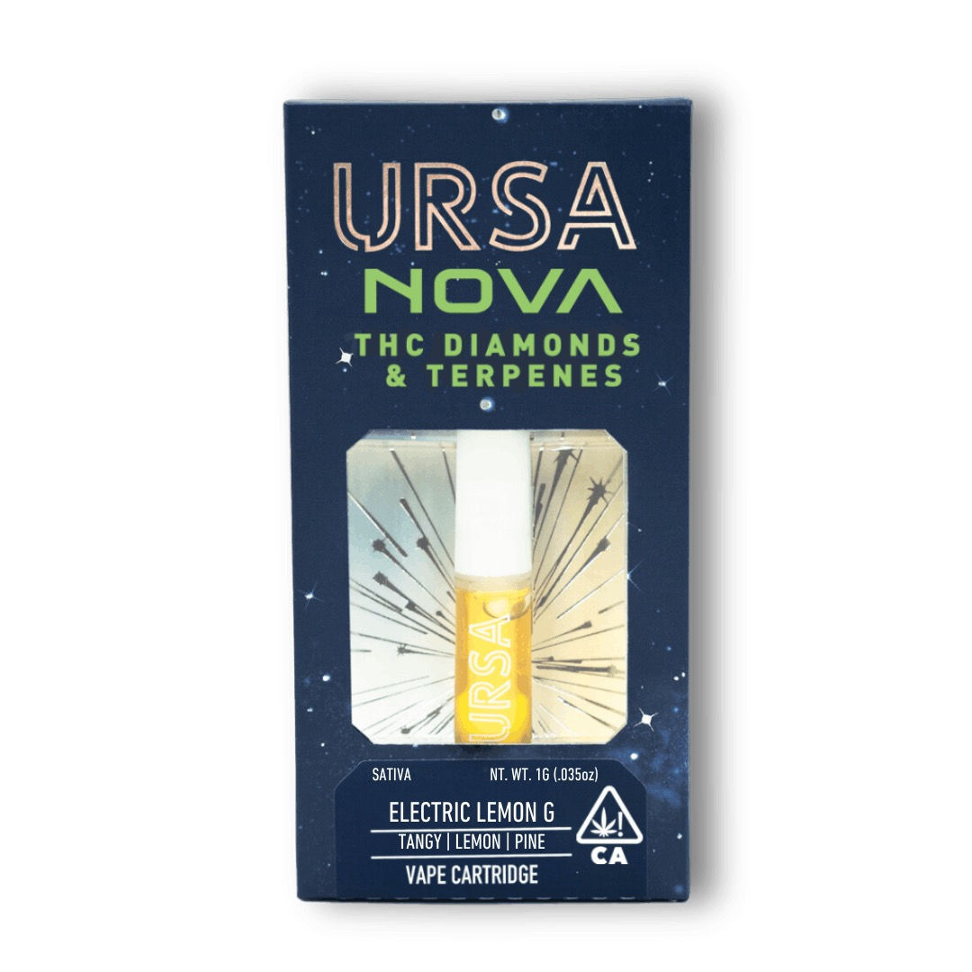 URSA Extracts | Electric Lemon G  | Thc Diamonds & Terpenes Cartridge