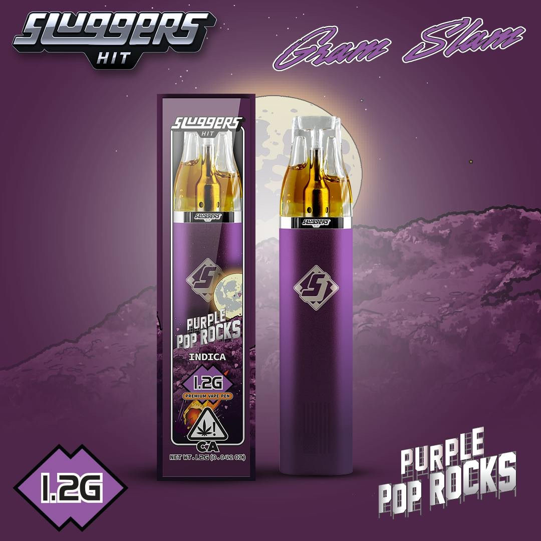 Sluggers Hit | Purple Pop Rocks | Live Resin Liquid Diamonds All-In-One | 1.2g