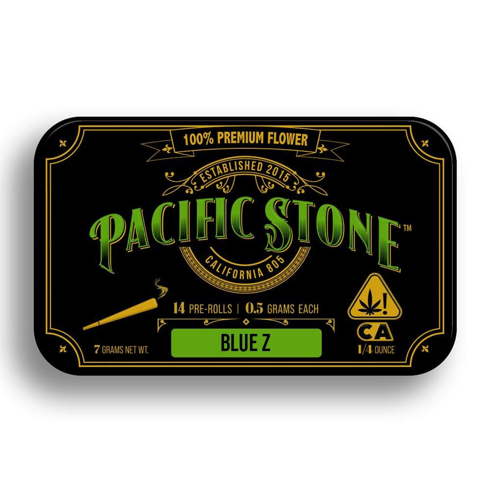 Pacific Stone | Blue Z | Premium Prerolls 14Pk | 7G