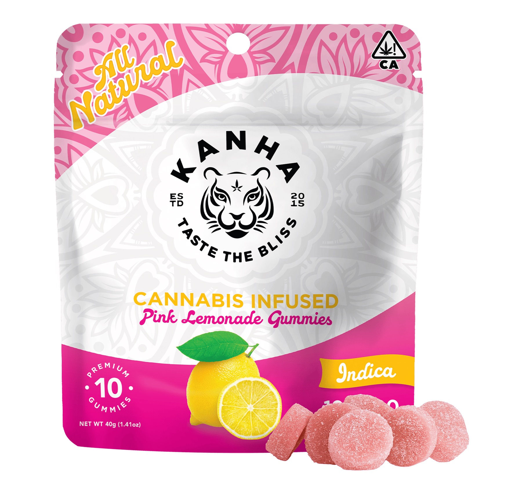 KANHA | Pink Lemonade Gummies | 100mg THC