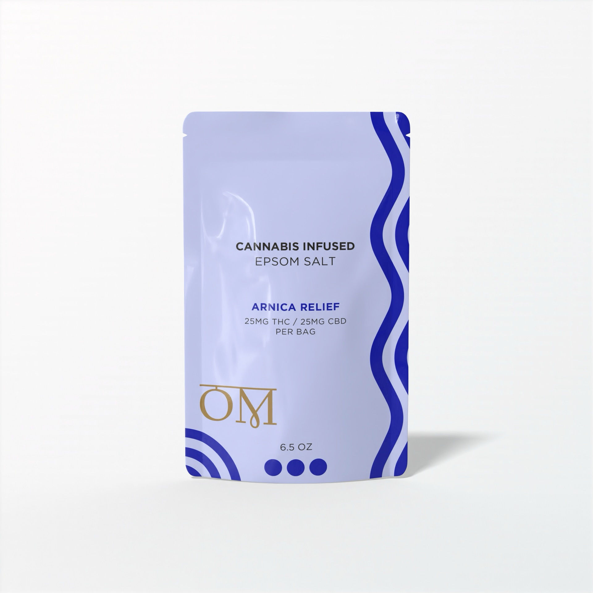 OM Extracts | Arnica Relief Epsom Salt | 25mg THC: 25mg CBD