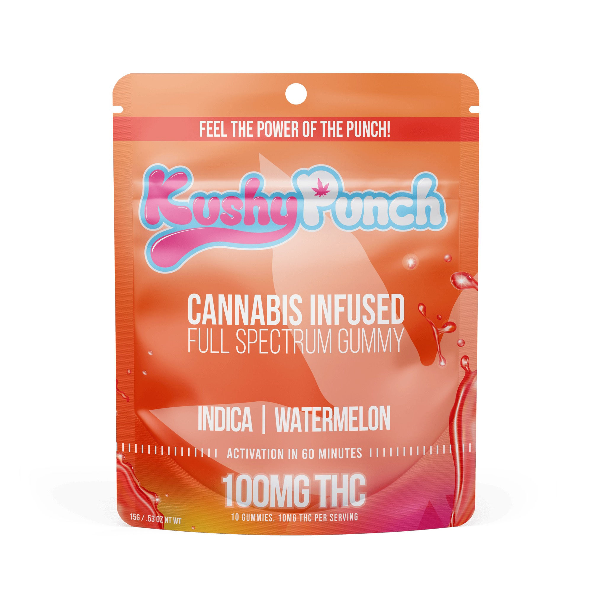 Kushy Punch | Watermelon | 100MG THC