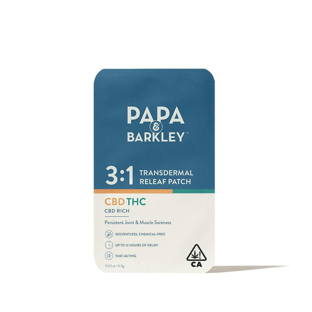 PAPA & BARKLEY | Releaf Patch 3:1 | CBD:THC 30mg