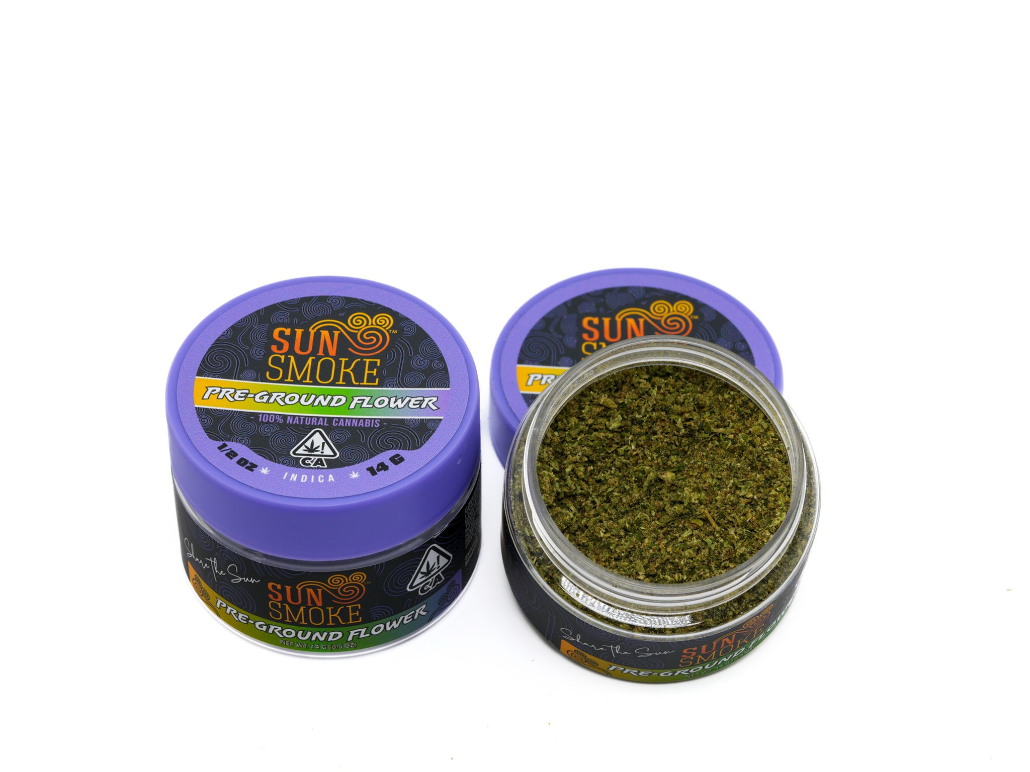 SunSmoke | Indica Blend | Pre-Ground Flower | 14g